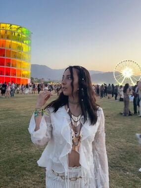 Festival White Sheer Floral Ruffle Long Sleeve Shirt